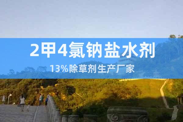 2甲4氯鈉鹽水劑13%除草劑生產(chǎn)廠家