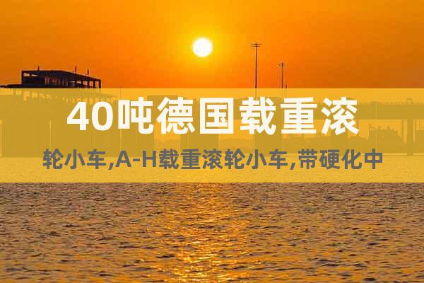 40噸德國載重滾輪小車,A-H載重滾輪小車,帶硬化中心板