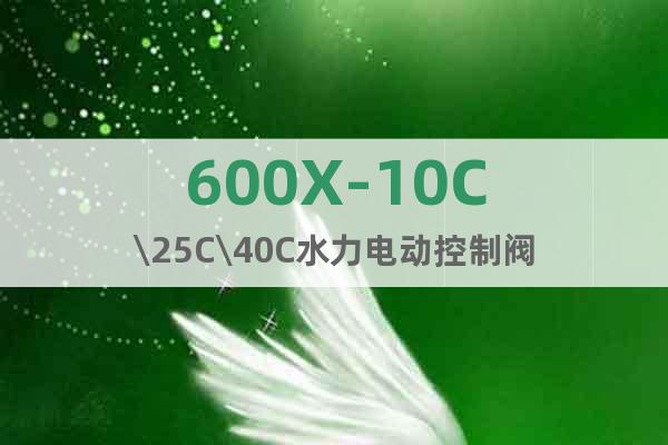 600X-10C\25C\40C水力电动控制阀