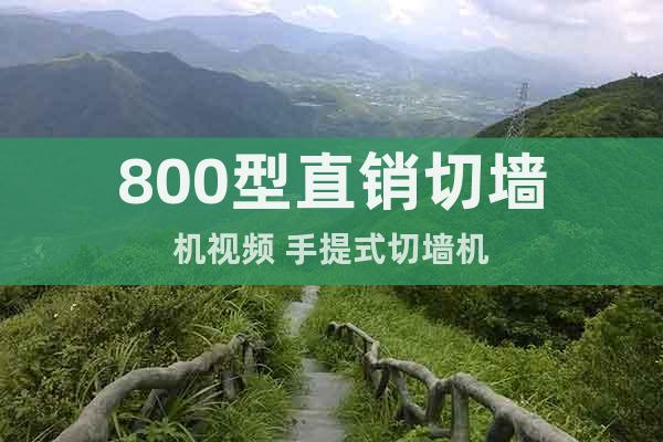 800型直銷切墻機視頻?手提式切墻機