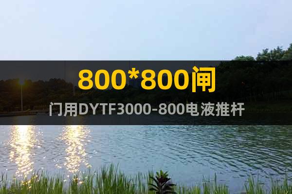 800*800闸门用DYTF3000-800电液推杆