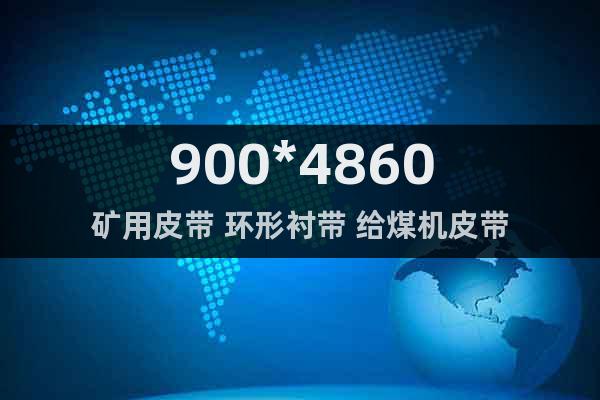 900*4860礦用皮帶 環(huán)形襯帶 給煤機皮帶