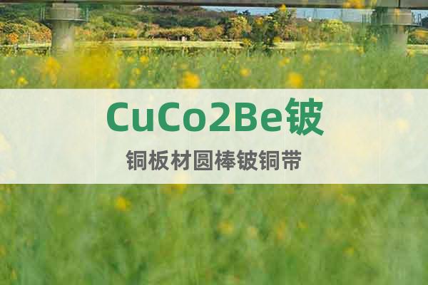 CuCo2Be铍铜板材圆棒铍铜带