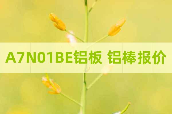 A7N01BE鋁板 鋁棒報(bào)價(jià)
