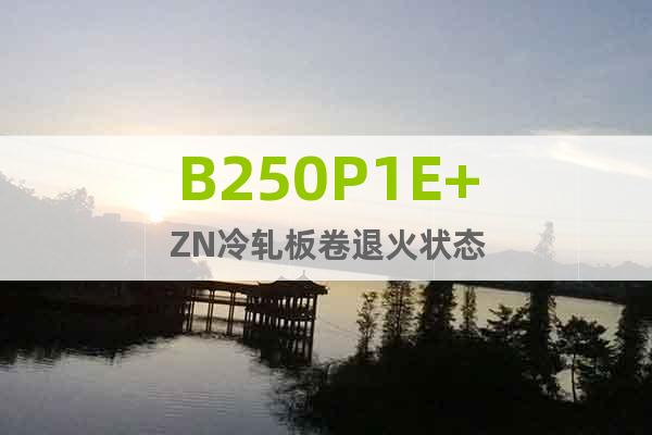 B250P1E+ZN	冷轧板卷退火状态