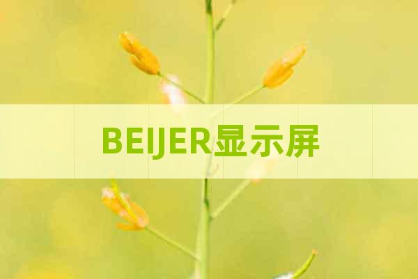 BEIJER顯示屏