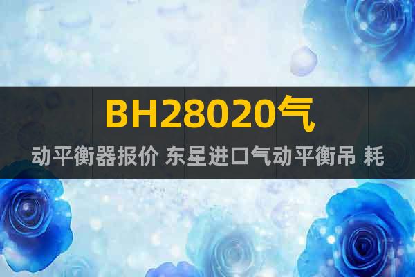 BH28020气动平衡器报价 东星进口气动平衡吊 耗气量低