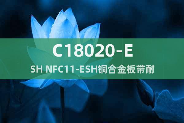 C18020-ESH NFC11-ESH铜合金板带耐蚀性好