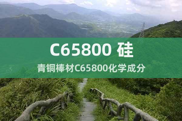 C65800 硅青铜棒材C65800化学成分