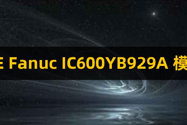 GE Fanuc IC600YB929A 模塊