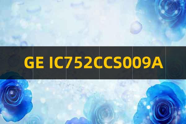 GE IC752CCS009A