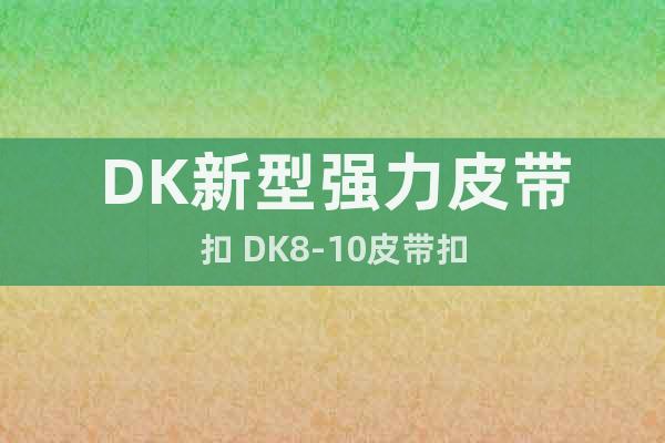 DK新型强力皮带扣 DK8-10皮带扣