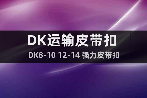 DK运输皮带扣 DK8-10 12-14 强力皮带扣