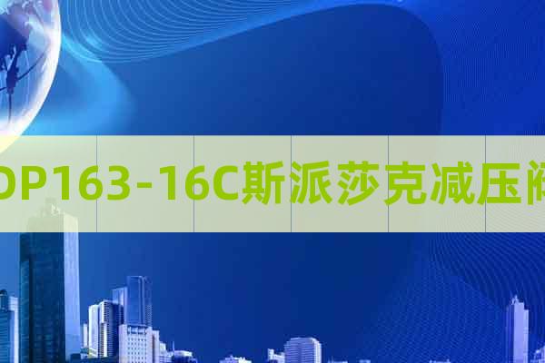 DP163-16C斯派莎克減壓閥