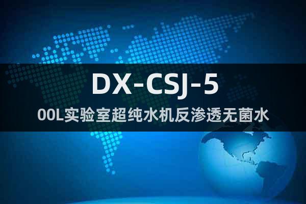 DX-CSJ-500L實(shí)驗(yàn)室超純水機(jī)反滲透無菌水