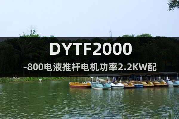 DYTF2000-800电液推杆电机功率2.2KW配4根油管