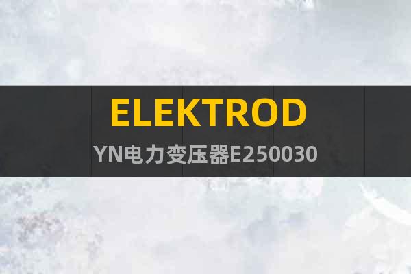 ELEKTRODYN電力變壓器E250030