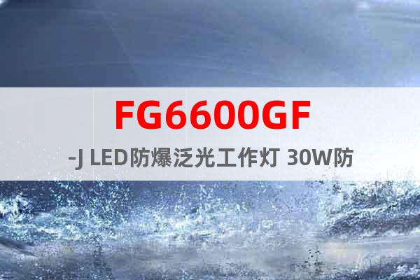 FG6600GF-J LED防爆泛光工作灯 30W防爆移动灯