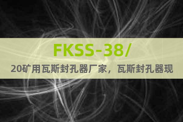 FKSS-38/20礦用瓦斯封孔器廠家，瓦斯封孔器現(xiàn)貨直售