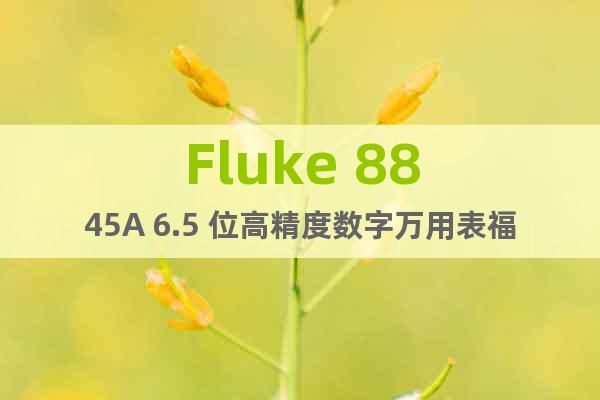 Fluke 8845A 6.5 位高精度数字万用表福禄克