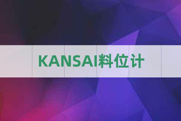 KANSAI料位計