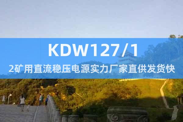 KDW127/12矿用直流稳压电源实力厂家直供发货快
