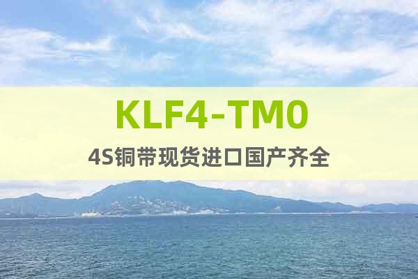 KLF4-TM04S铜带现货进口国产齐全