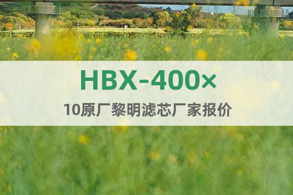 HBX-400×10原厂黎明滤芯厂家报价