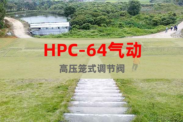 HPC-64气动高压笼式调节阀