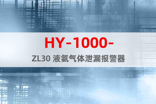 HY-1000-ZL30 液氨气体泄漏报警器