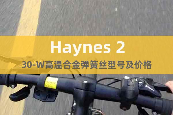 Haynes 230-W高温合金弹簧丝型号及价格