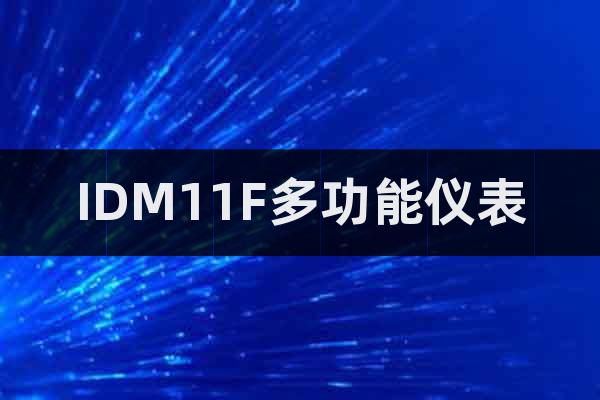 IDM11F多功能儀表