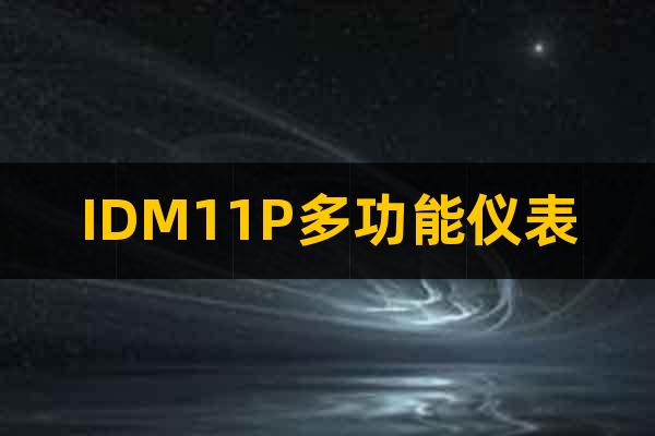 IDM11P多功能儀表