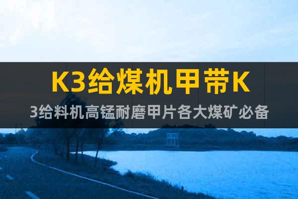 K3給煤機(jī)甲帶K3給料機(jī)高錳耐磨甲片各大煤礦必備