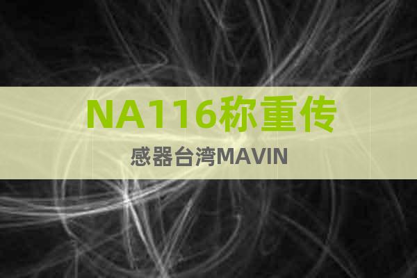 NA116称重传感器台湾MAVIN