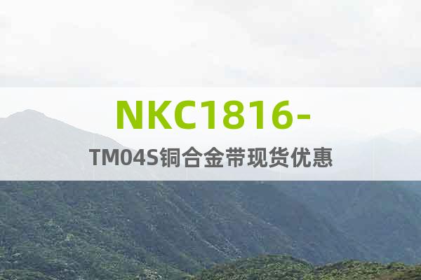NKC1816-TM04S銅合金帶現貨優惠