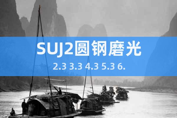 SUJ2圓鋼磨光2.3 3.3 4.3 5.3 6.3mm