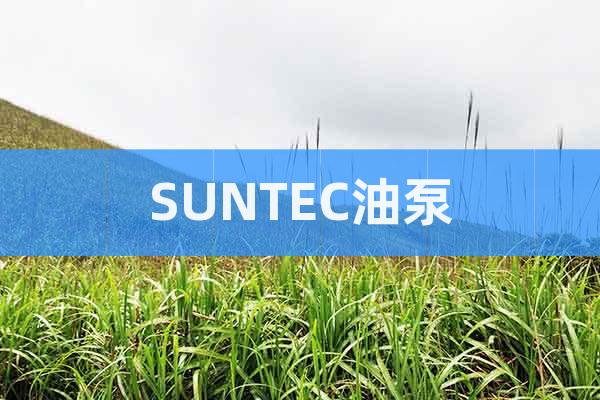 SUNTEC油泵