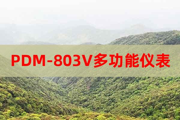 PDM-803V多功能儀表
