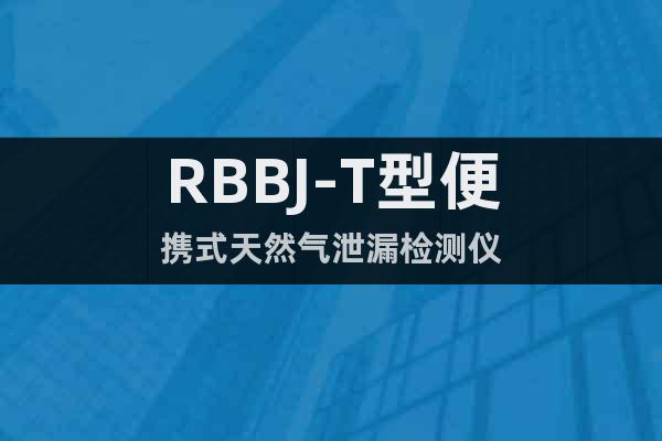 RBBJ-T型便携式天然气泄漏检测仪