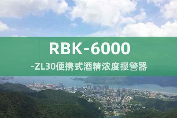RBK-6000-ZL30便携式酒精浓度报警器