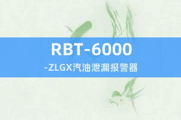 RBT-6000-ZLGX汽油泄漏报警器