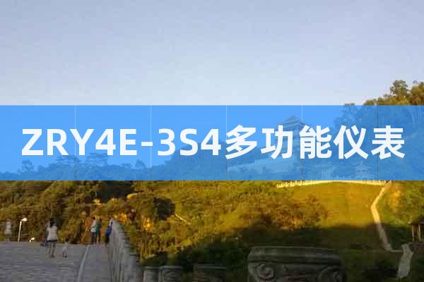 ZRY4E-3S4多功能儀表